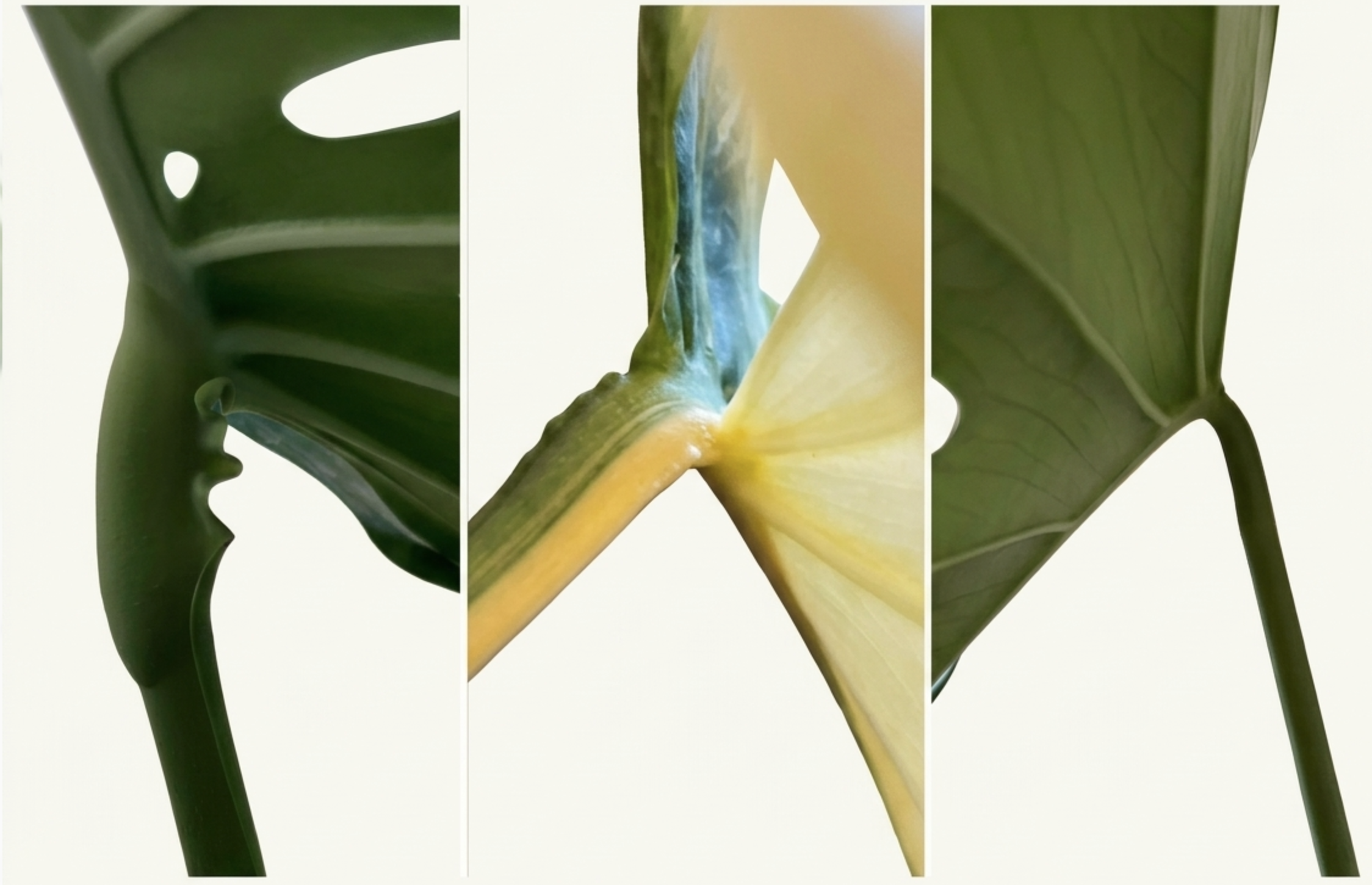 A comparison of geniculum of three specimens
